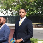 A happy Foreign Affairs staffer takes in the festivities