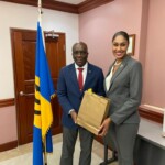 Picture of The Honourable Charles McDonald Griffith, Minister of Youth, Sports and Community Empowerment, and Her Excellency Leslia Miller-Brice, Ambassador of The Bahamas to Barbados
