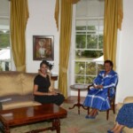 (L-R) Mr Selwyn Smith, Honorary Consul of The Bahamas to Barbados, HE Leslia Miller-Brice, Non-Resident Ambassador of the Commonwealth of The Bahamas to Barbados, HE the Most Honourable, Dame Sandra Prunella Mason, President of Barbados and Ms. Resa Layne, Acting Chief of Protocol.