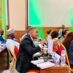 Mr Jamahl Strachan, Parliamentary Secretary gives intervention in the meeting of the committee on social affairs and the environment.