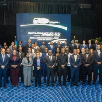 A Group photo from the opening ceremony from Diplomatic Week 2023