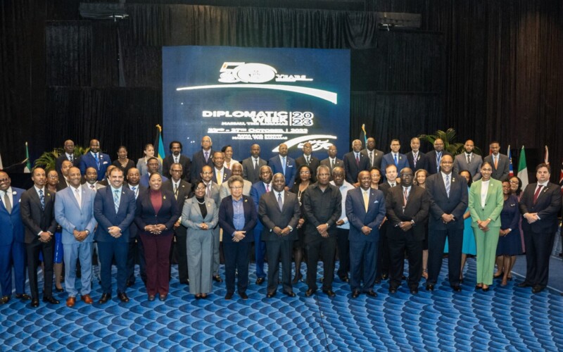 A Group photo from the opening ceremony from Diplomatic Week 2023