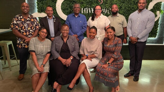 Minister Mitchell, Director General Ali and Foreign Service Officers Antonio Butler and Kemico Sands were treated to dinner by Botswana Member of Parliament Tumisang Healy and Mrs Healy. MP Healy visited The Bahamas with his president in September last year.